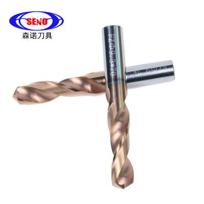 CNC drilling tools coolant indexable straight shank tungsten carbide twist drill bits